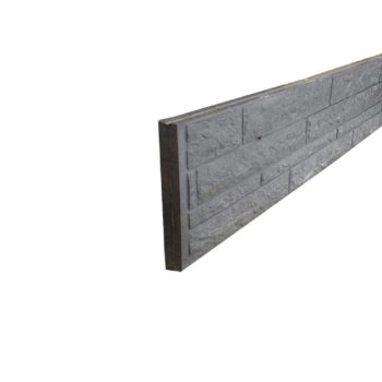 Wood-concrete fence underplate